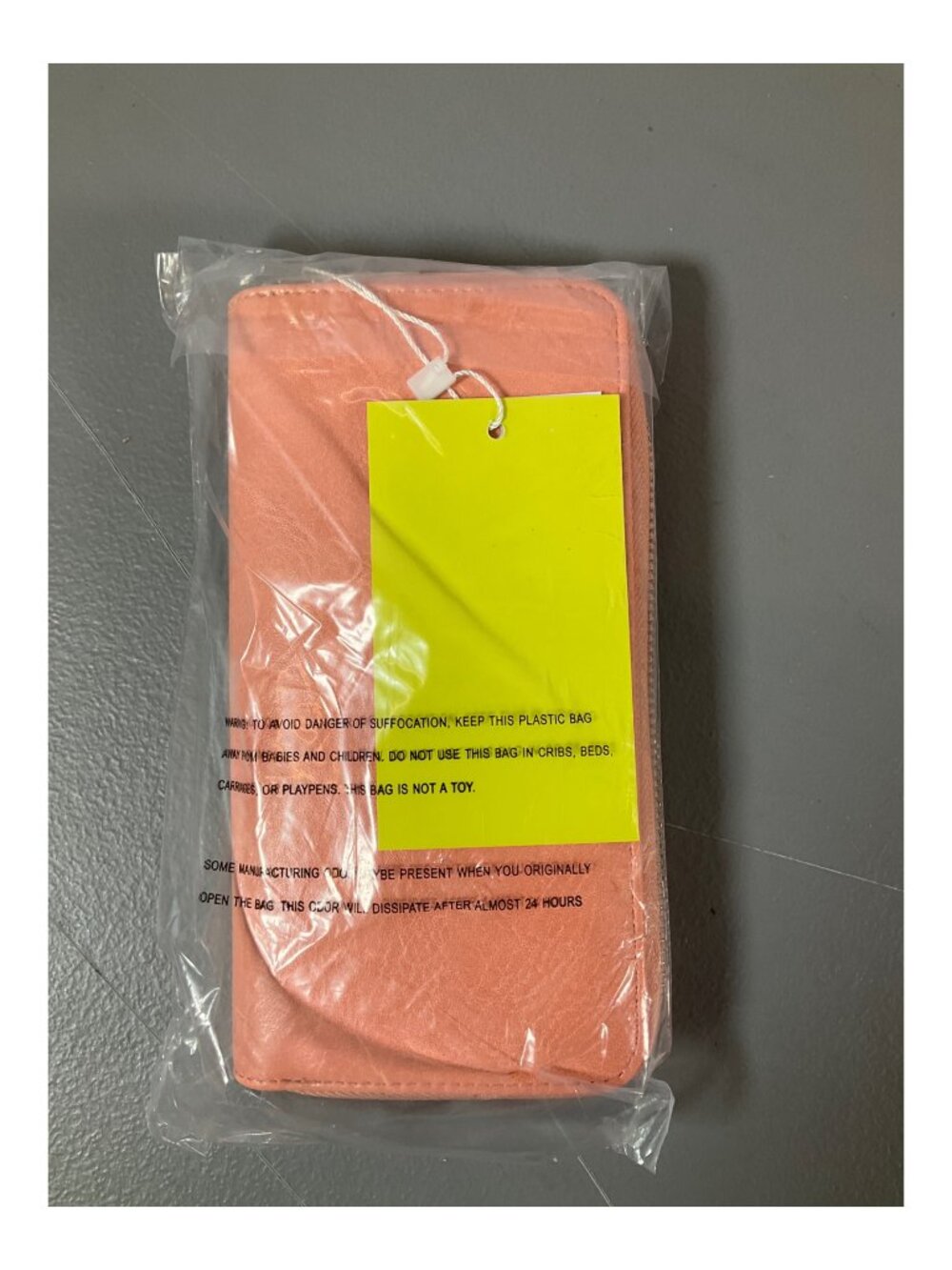 ahdorned Unisex RFID Wallet in Soft Peach Faux Leather - Stylish RFID Protection
